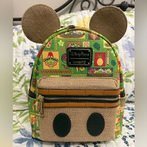 Disney Loungefly Mickey’s Main Attraction Tiki Room Backpack